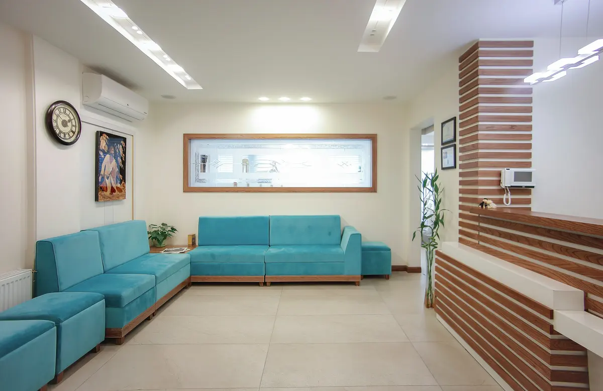 A clinic's waiting room