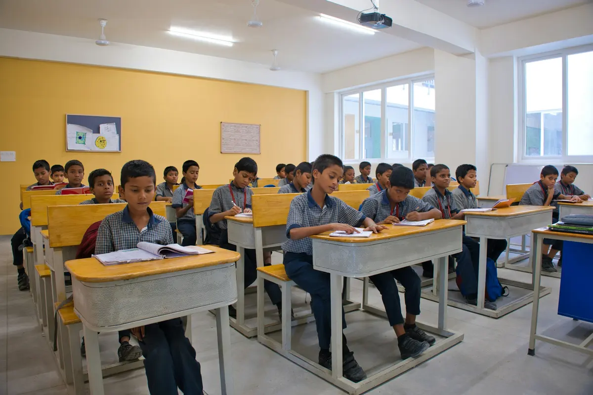 A classroom at work