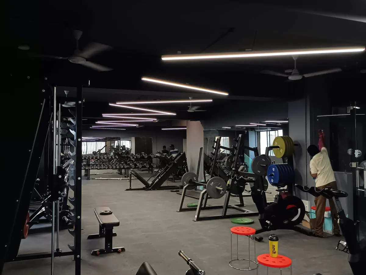 A gym floor