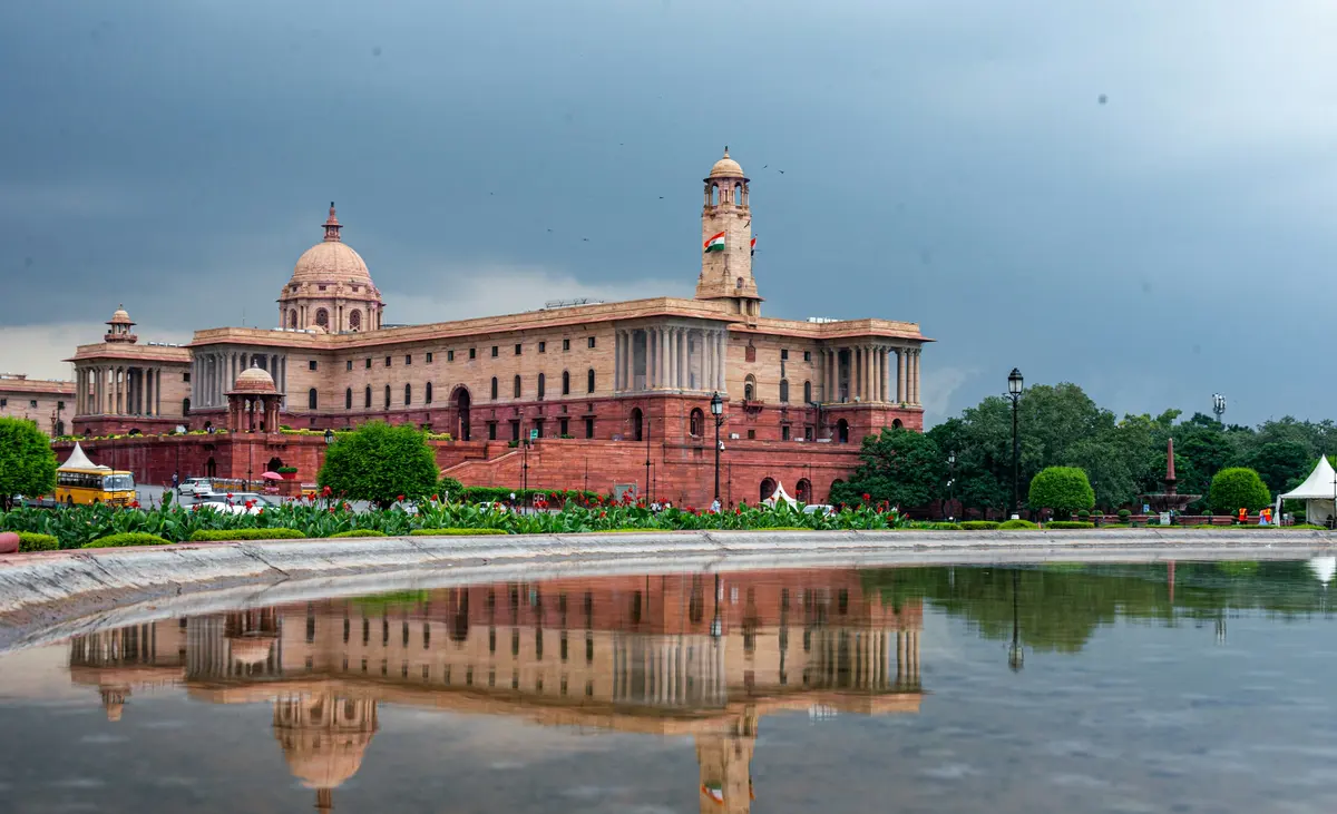 Government buildings in New Delhi